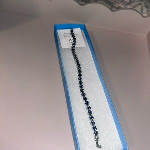 Touchstone Crystal Denim Mini Ice Bracelet